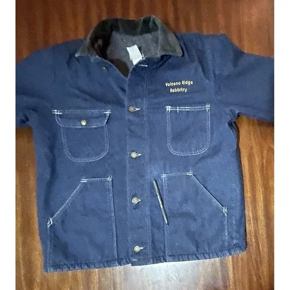 Vtg WearGuard Workwear‎ Men's Large-Reg, Blanket Lined Chore Coat Jacket J-1033 - Picture 7 of 9